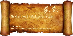 Grébel Viktória névjegykártya